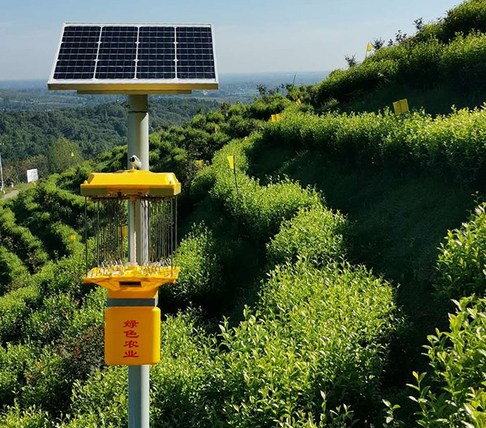 戶外太陽能頻振式殺蟲燈優點多多